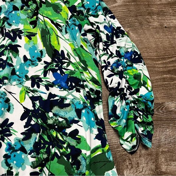 Premise Studio Quarter Sleeve Floral Blouse Size 2x - Picture 3 of 9